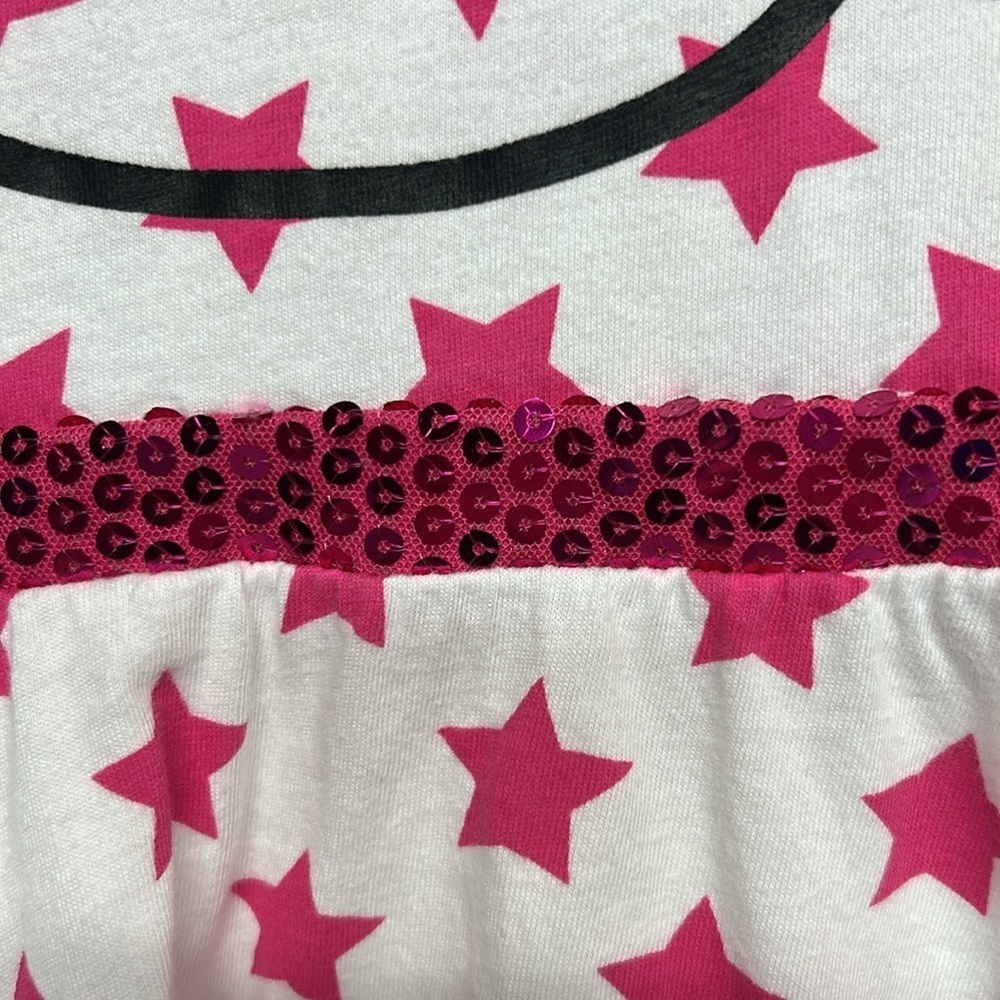 Girls size 6 small hello Kitty, pink and white dress - Picture 3 of 5